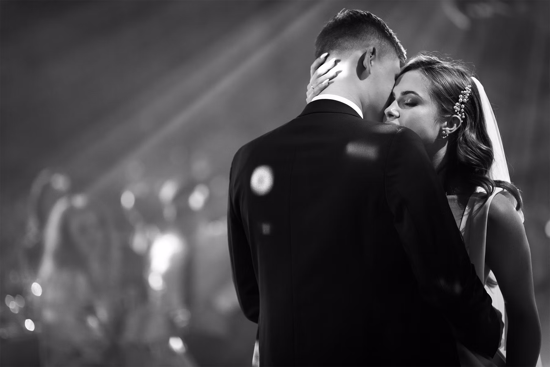 Bride at hotel room window in Las Vegas — Sign & Go wedding ceremony brought to your room by LVWC officiant