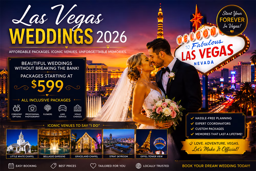Affordable Las Vegas wedding packages 2026 by LVWC.com